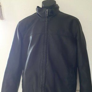 COLE HAAN SIGNITURE M/M Medium Black Leather Jacke